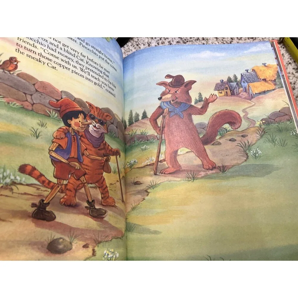 Pinocchio Hardcover Carolyn Magner 1993 Book Club Of America Fairy Tale Classic